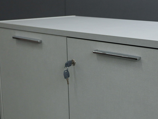 Тумба под оргтехнику UFFIX Essence ЛДСП Серый Италия