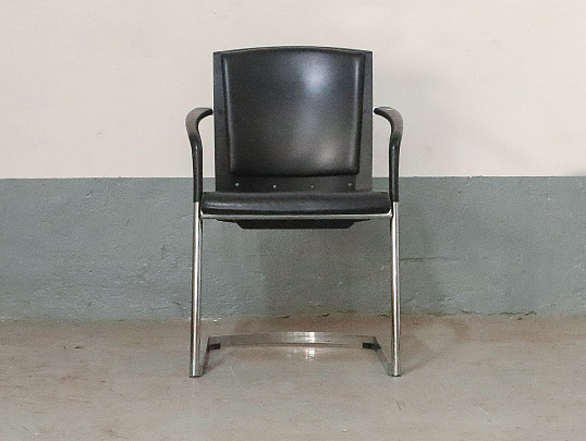 Конференц-кресло Искусственная кожа Чёрный