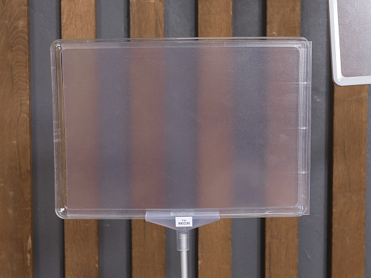 Информационная стойка Пластик Серый