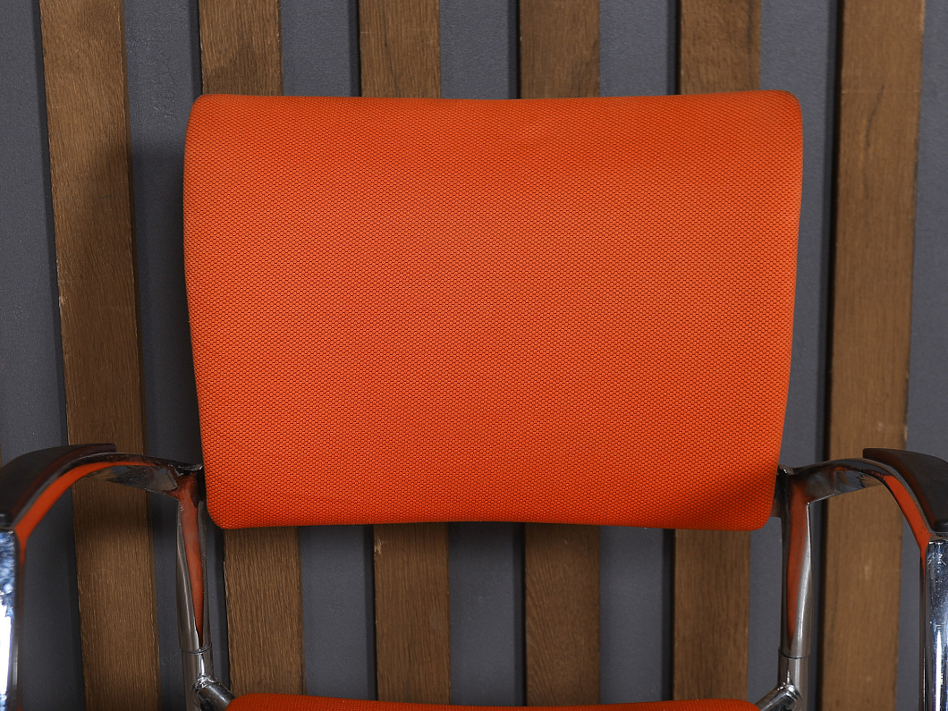 Конференц-кресло Ткань Оранжевый (ОСОЖ-160925)