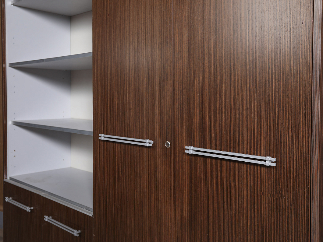 Шкаф для документов и одежды ЛДСП Венге (ШДОВГ-101125)