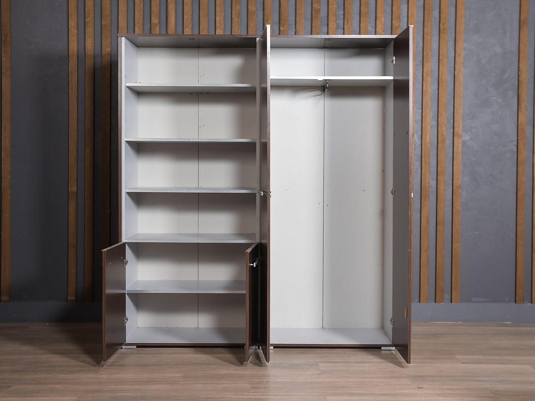 Шкаф для документов и одежды ЛДСП Венге (ШДОВГ-101125)