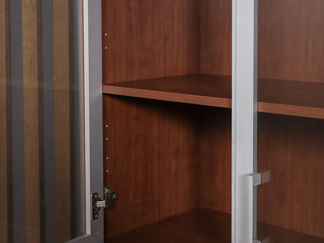 Шкаф для документов ЛДСП Вишня (ШДСВШ1-211025)