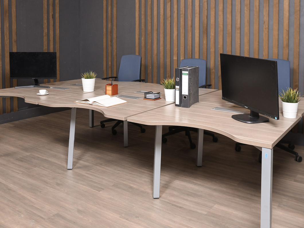 Комплект офисной мебели ЛДСП Дуб (БС6ДС-221225)