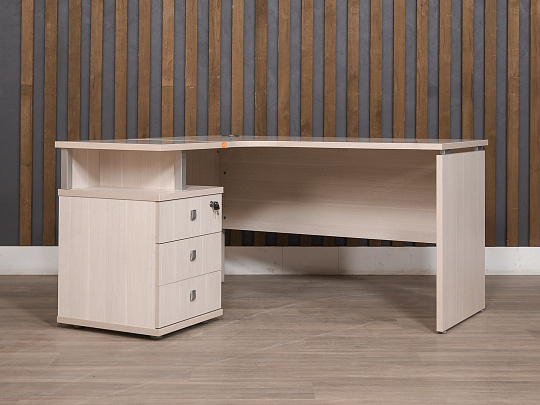 Стол с тумбой Экспро Vasanta ЛДСП Дуб Россия