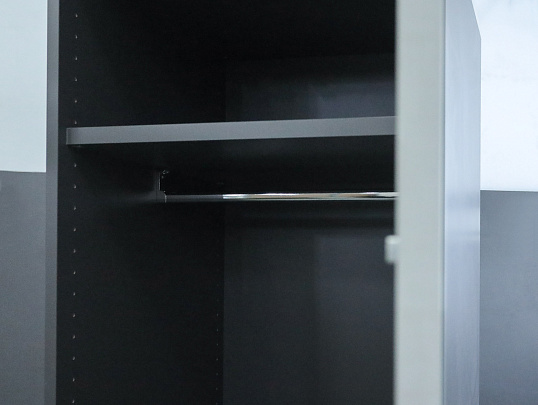 Шкаф для одежды UFFIX Essence ЛДСП Серый Италия