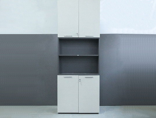 Шкаф для документов UFFIX Essence ЛДСП Серый Италия