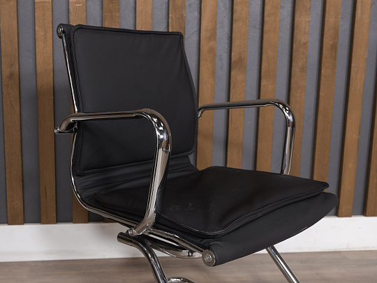 Конференц-кресло Искусственная кожа Чёрный Европа