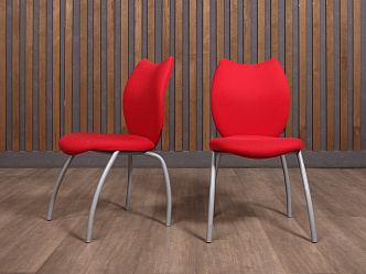 Офисный стул HARBUTAS Ткань Красный Литва