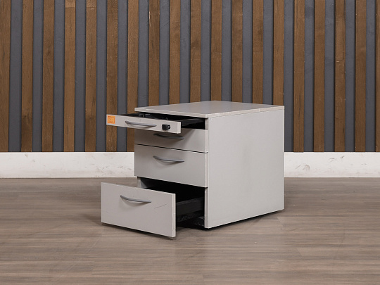 Тумба подкатная Steelcase ДСП Серый Германия