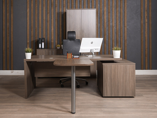 Кабинет руководителя ЛДСП Ясень шимо