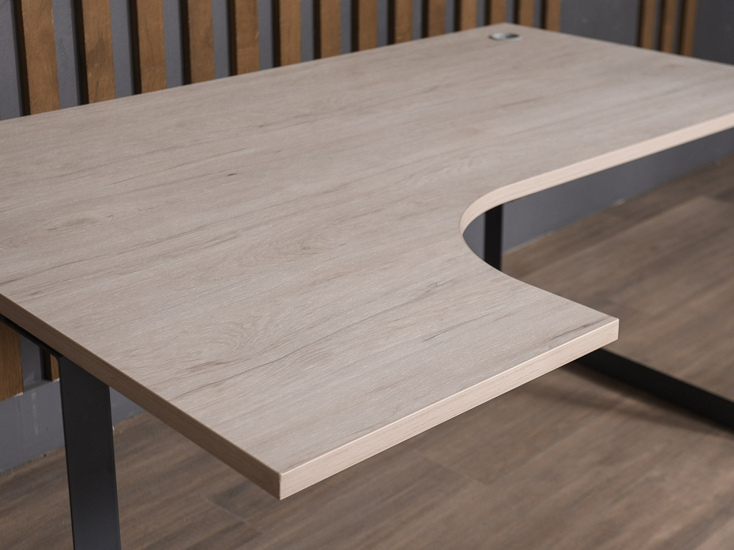 Стол эргономичный ONIX ЛДСП Дуб Россия (СПЭД1-251025)