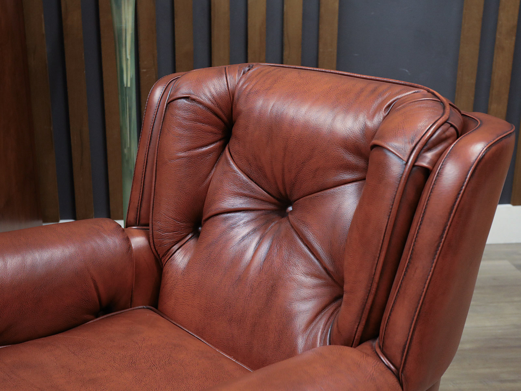 Кресло FRATELLI MASCHERONI Кожа Коричневый Италия (КРКЖТ-090725)