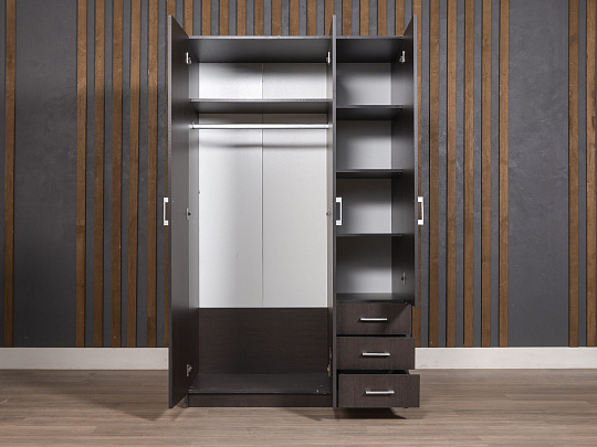 Шкаф для одежды Infraone ЛДСП Венге