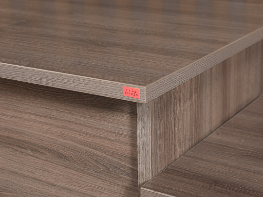 Стол с тумбой ЛДСП Ясень шимо