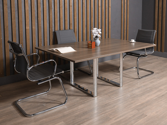 Стол для переговоров ЛДСП Ясень шимо