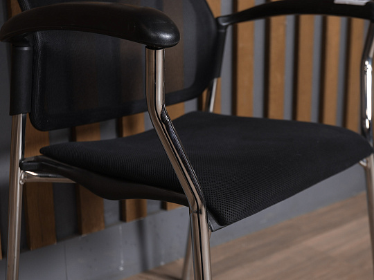 Офисный стул Ткань Чёрный