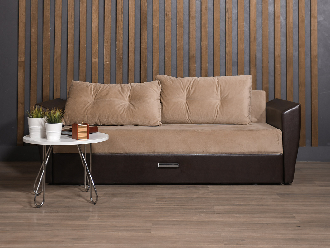 Диван Кожа Бежевый (ДККЧБЖ-090990)