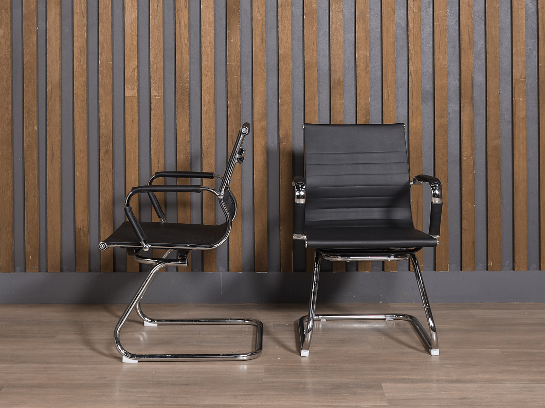 Конференц-кресло COLLEGE CLG-621-C Искусственная кожа Чёрный Китай (КФЧ-081025)