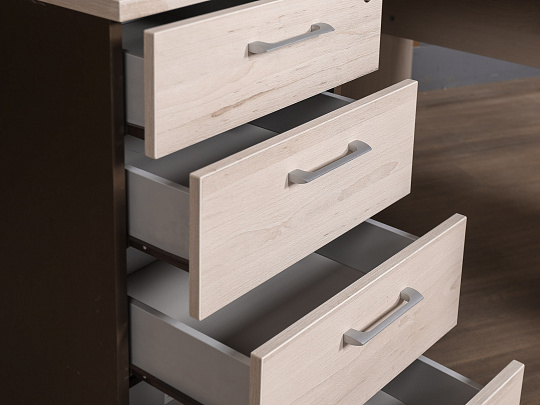 Стол с тумбой ЛДСП Бук