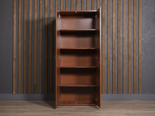 Шкаф для документов ЛДСП Вишня