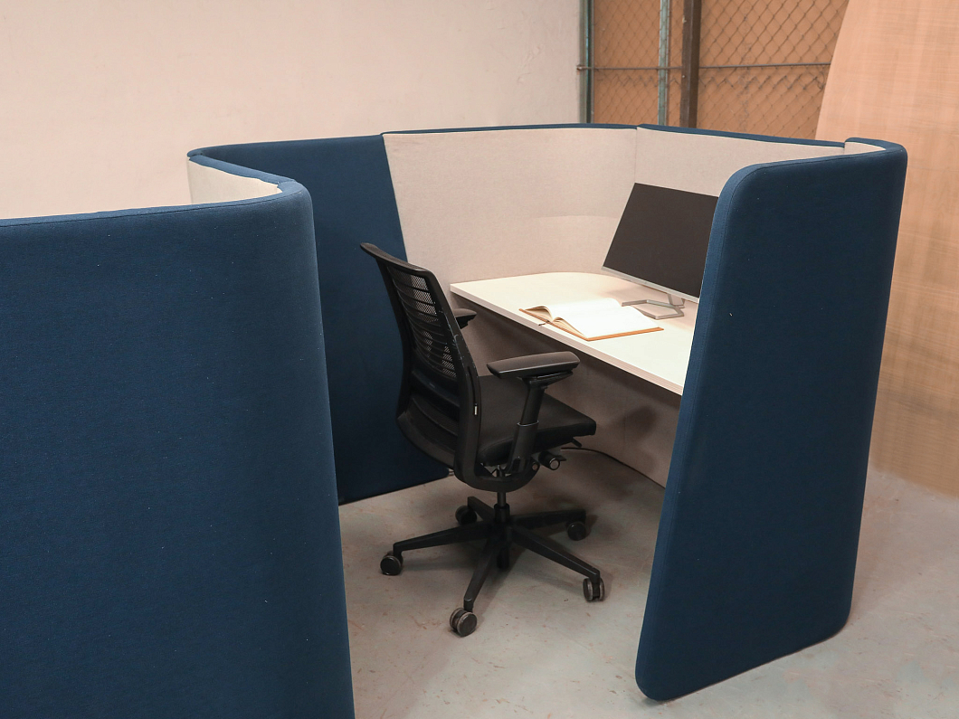 Комплект офисной мебели ToForm WORKSPACE ЛДСП Синий Россия (РМ2-270226)