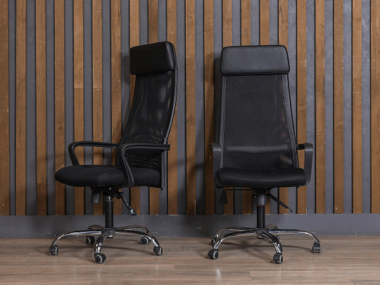 Офисное кресло МАРКУС Сетка Чёрный