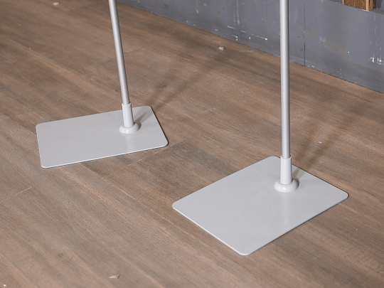 Информационная стойка Пластик Серый