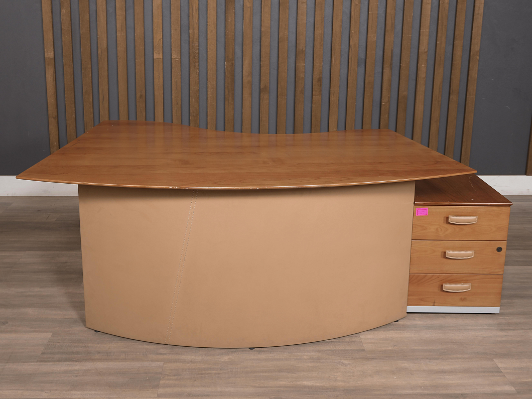 Стол руководителя Codutti Master Point Шпон Вишня Италия (СРТВН-220525)
