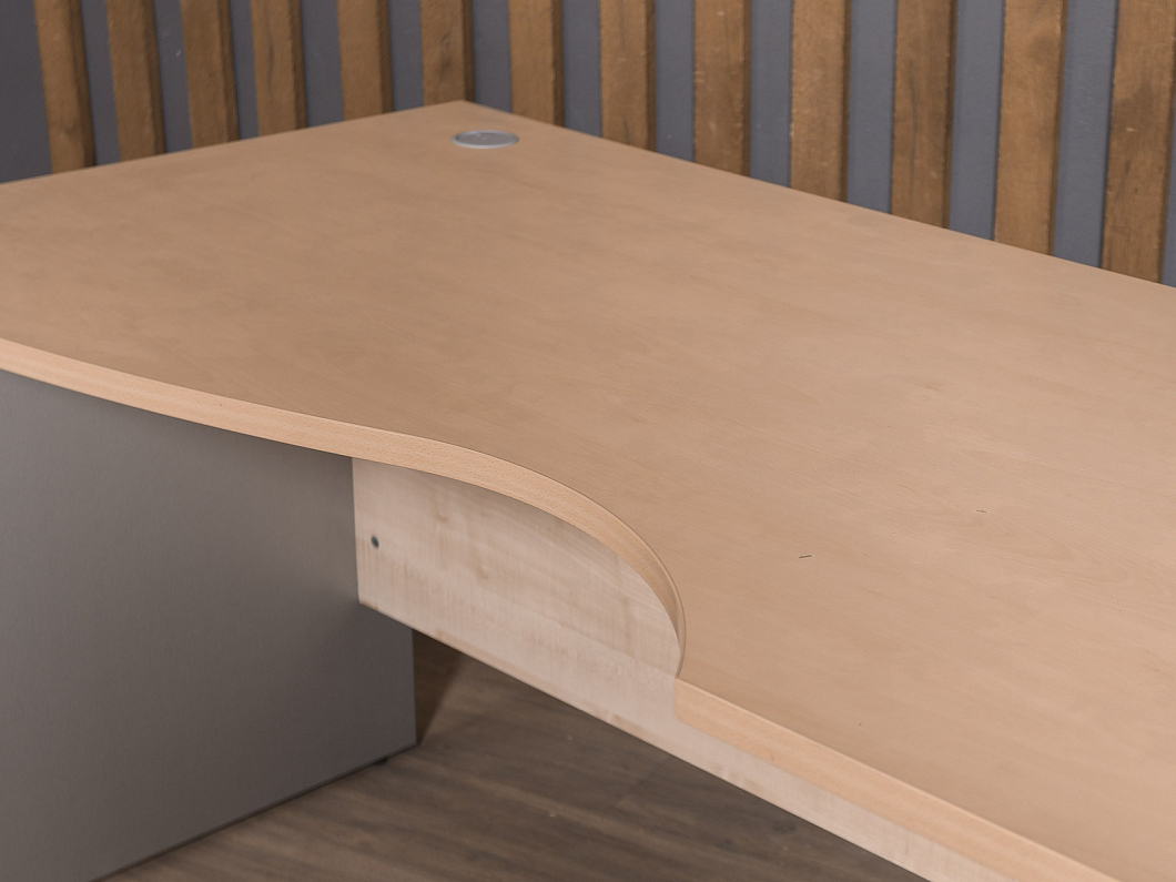 Стол эргономичный ЛДСП Бук (СПЭБКСР-081025)