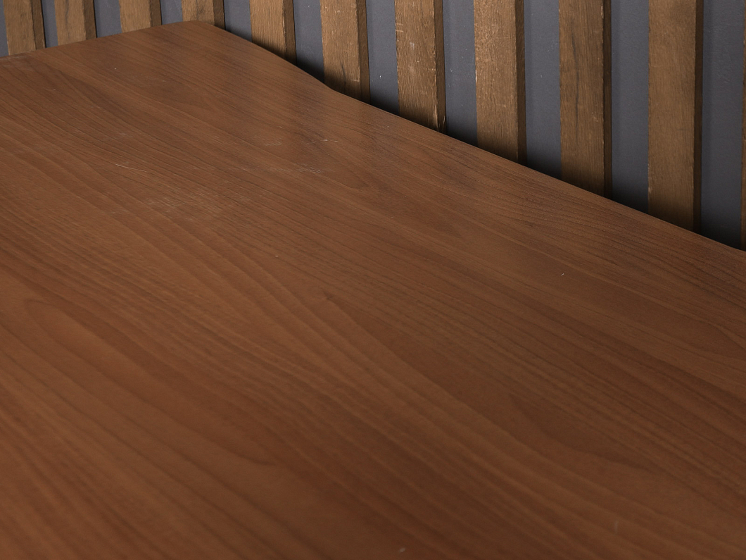 Стол с тумбой ЛДСП Орех (СТОХ-161125)