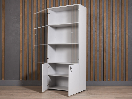 Шкаф для документов ЛДСП Серый