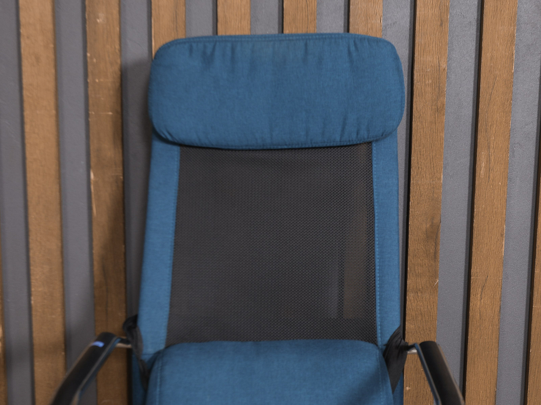 Кресло руководителя Ткань Синий (КРТСН-271225)