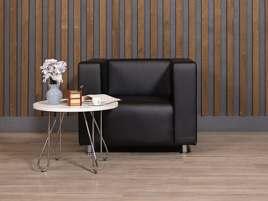 Кресло БОН Искусственная кожа Чёрный Россия