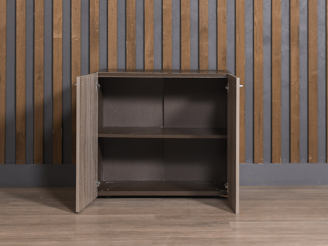 Тумба под оргтехнику ЛДСП Ясень шимо (ТОЯШКЧ-161025)