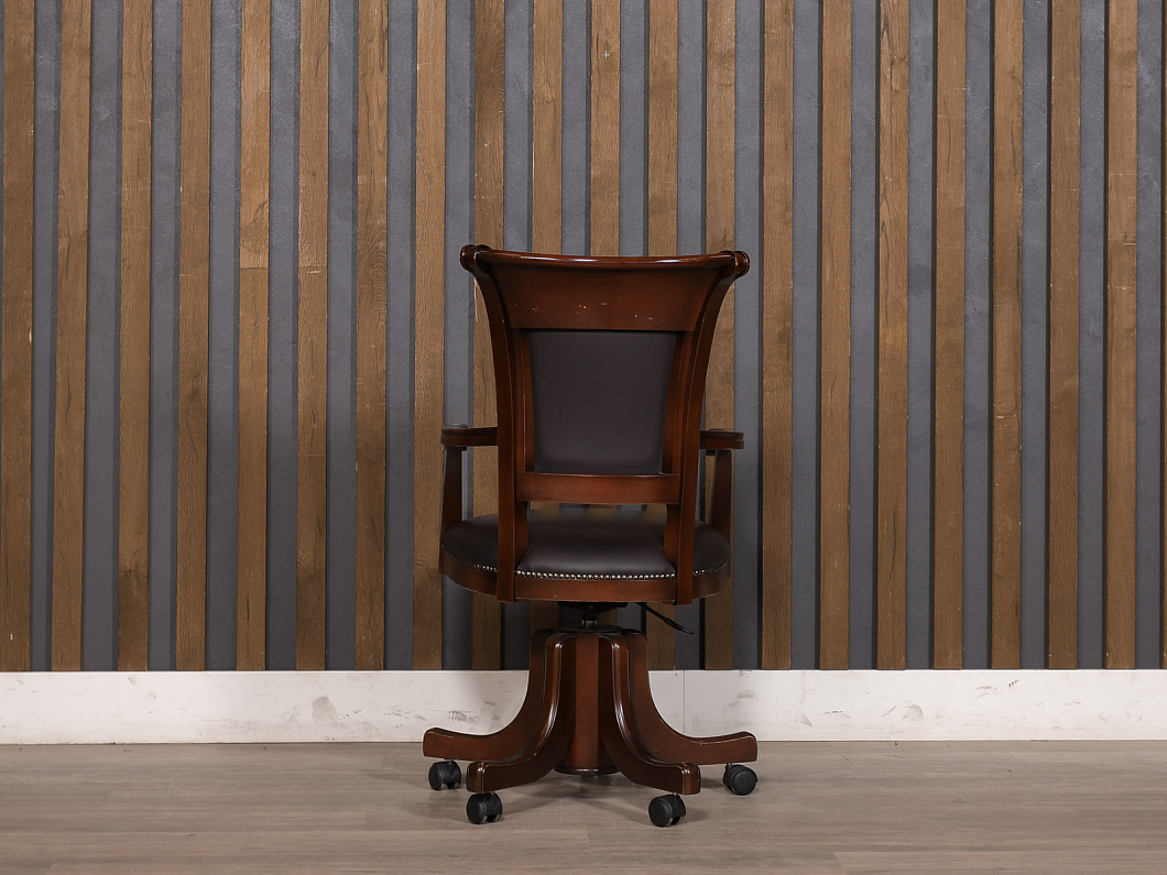 Кресло руководителя Кожа Чёрный Импорт (КРЭЧ4-090725)