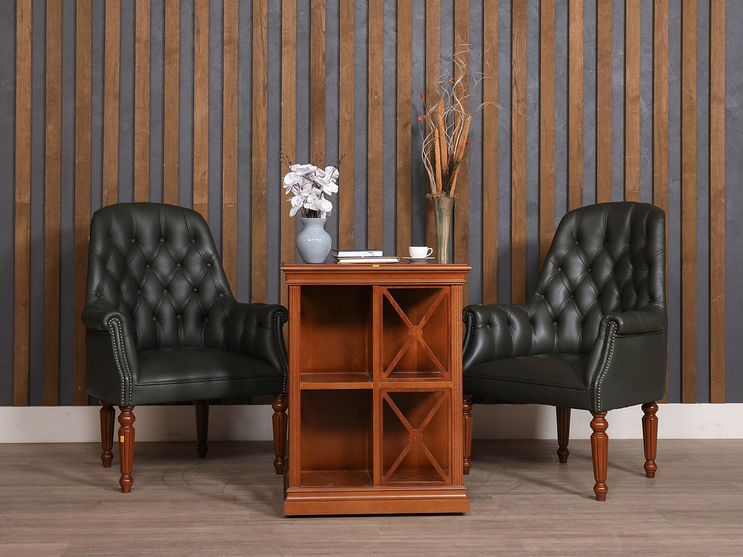 Кресло Art & Moble Кожа Зелёный Италия (ММКЗЛ-090725)