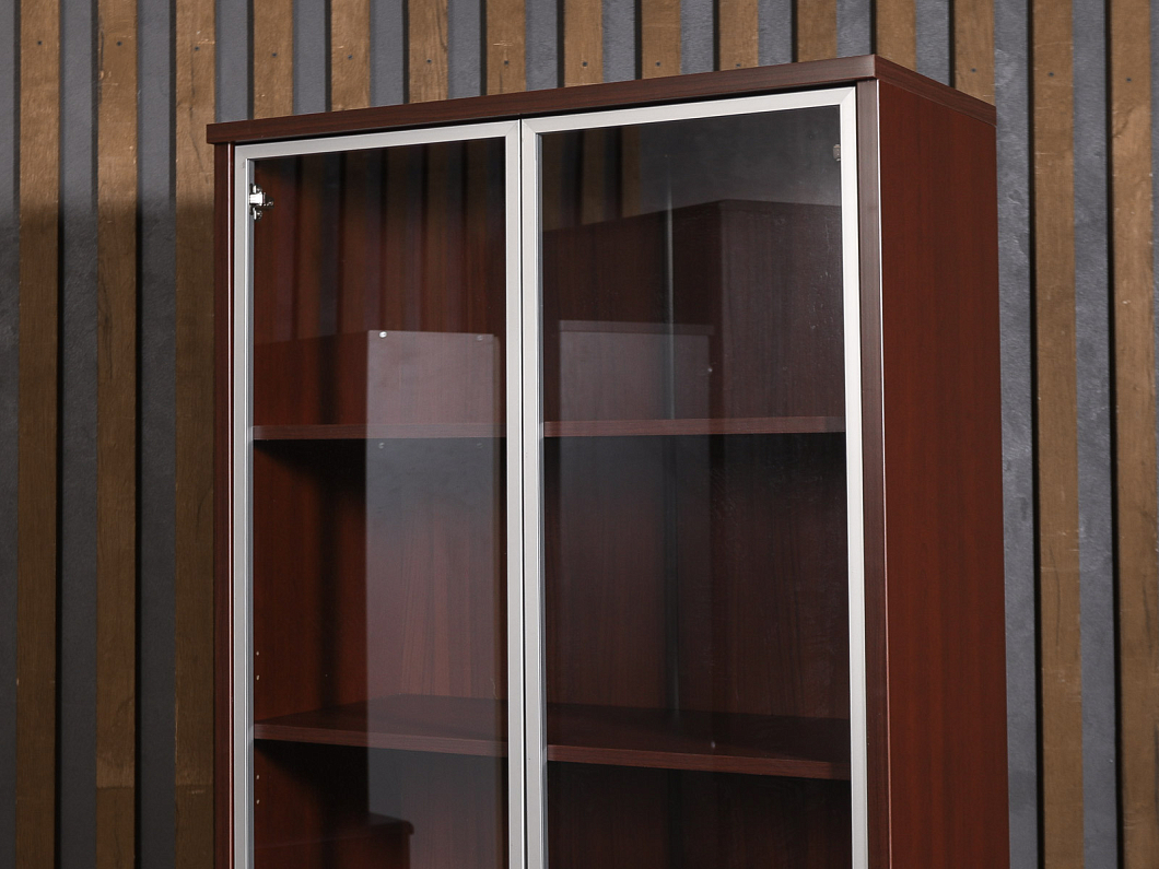 Шкаф для документов ЛДСП Вишня (ШДВШ-290925)