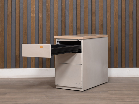 Тумба подкатная Steelcase Металл Бук США
