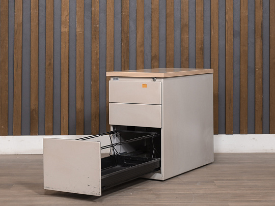 Тумба подкатная Steelcase Металл Бук США