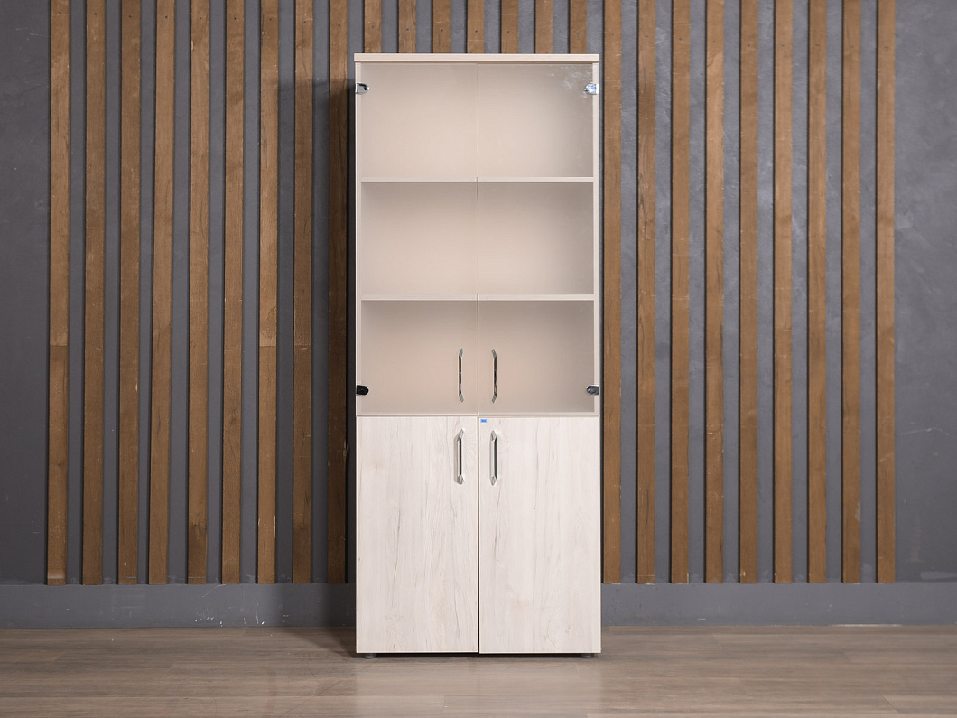 Шкаф для документов ONIX ЛДСП Дуб Россия (ШДСД1-291125)