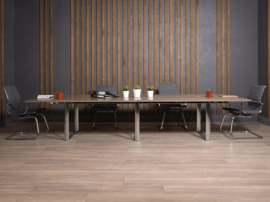 Стол для переговоров ЛДСП Ясень шимо