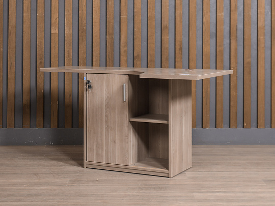 Тумба под оргтехнику ЛДСП Ясень шимо