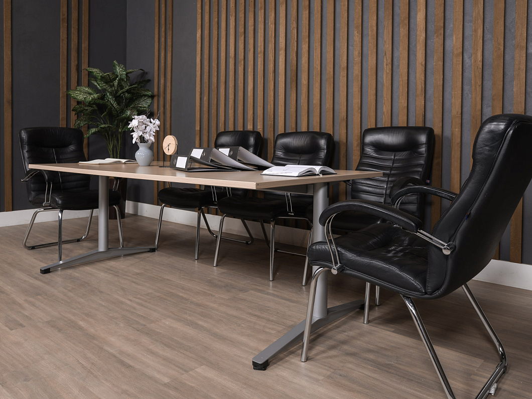Стол для переговоров Steelcase ЛДСП Дуб Франция (СДПБК7-260325)