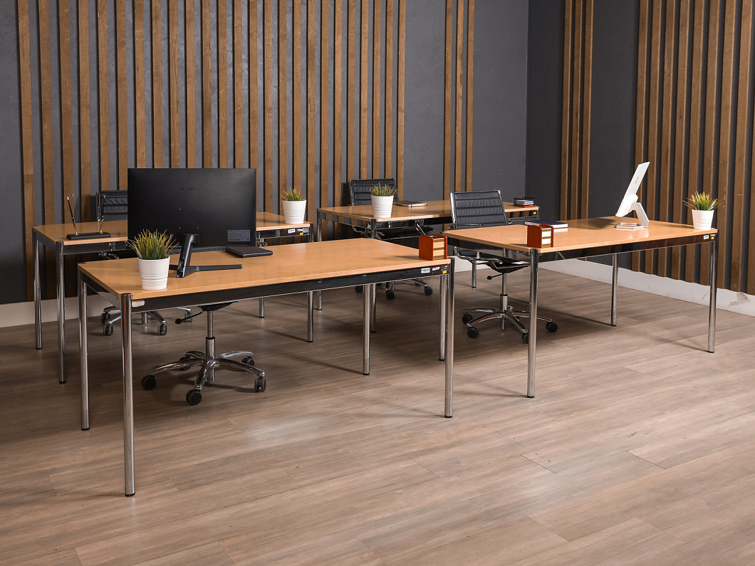 Стол прямоугольный USM Haller Массив Ольха Швейцария (СПОХ-300924)