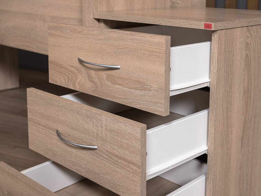 Стол с тумбой ЛДСП Клен (СТПКЛ-250126)