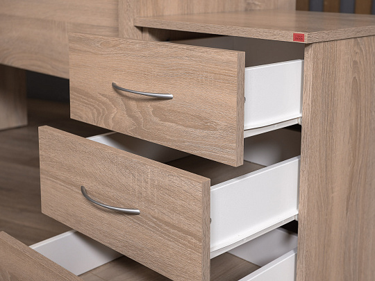 Стол с тумбой ЛДСП Клен