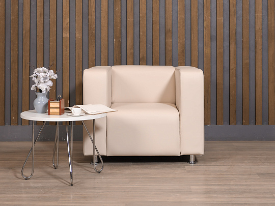 Кресло БОН Искусственная кожа Бежевый Россия