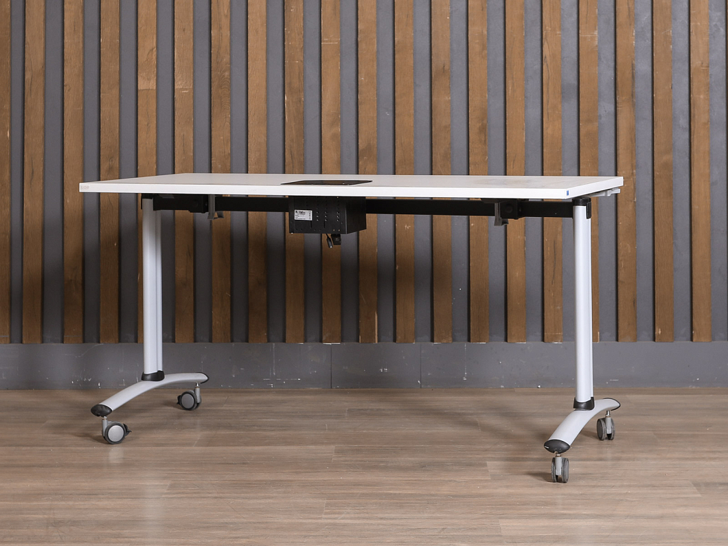 Стол прямоугольный ЛДСП Белый (СПБ-031225)