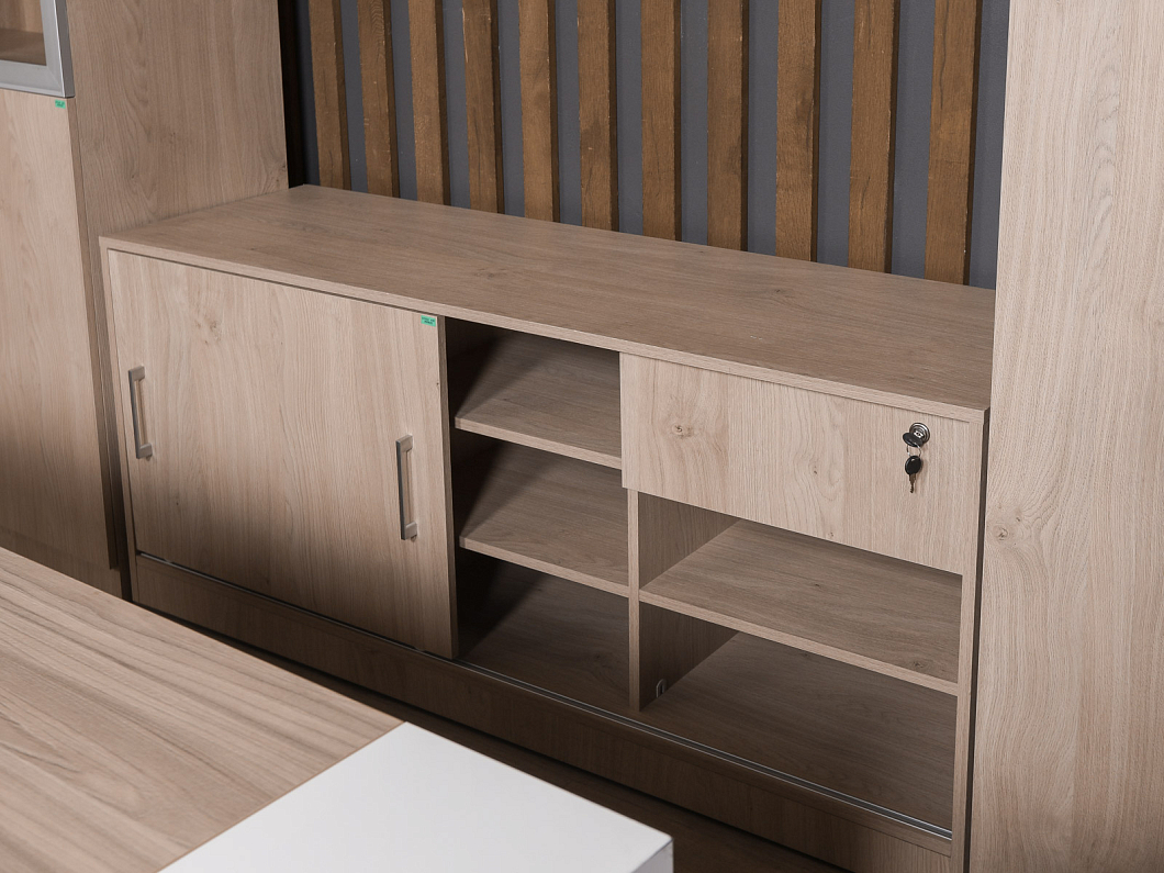 Кабинет руководителя Pointex Asti ЛДСП Бук Россия (КРББК-300825)